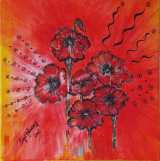 Acryl 03 Mohnblumen1