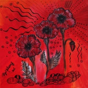 Acryl 04 Mohnblumen2