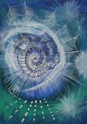 Acryl 11 Kosmos Im Netz