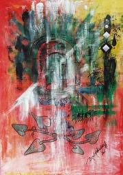 Acryl 12 Tor Der Phantasie