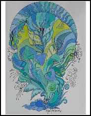 Aquarell 00 Wasserpflanzen