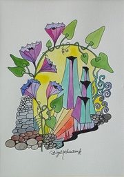 Aquarell 09 Winden Und Obelisken